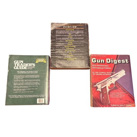 Lot Of 3 Vintage Gun Reference Books: Gun Traders Guide Shooters Bible Gun Diges - Picture 2 of 5